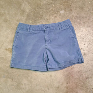 Patagonia Organic Cotton Canvas 3" Stand Up Hiking Shorts Womens Size 2 Blue